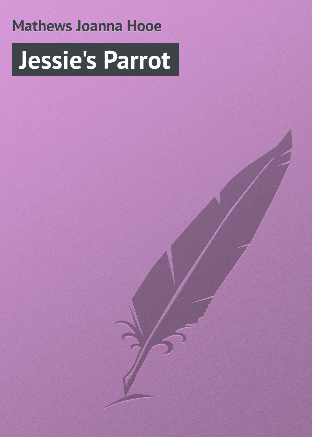 Обложка книги «Jessie's Parrot»