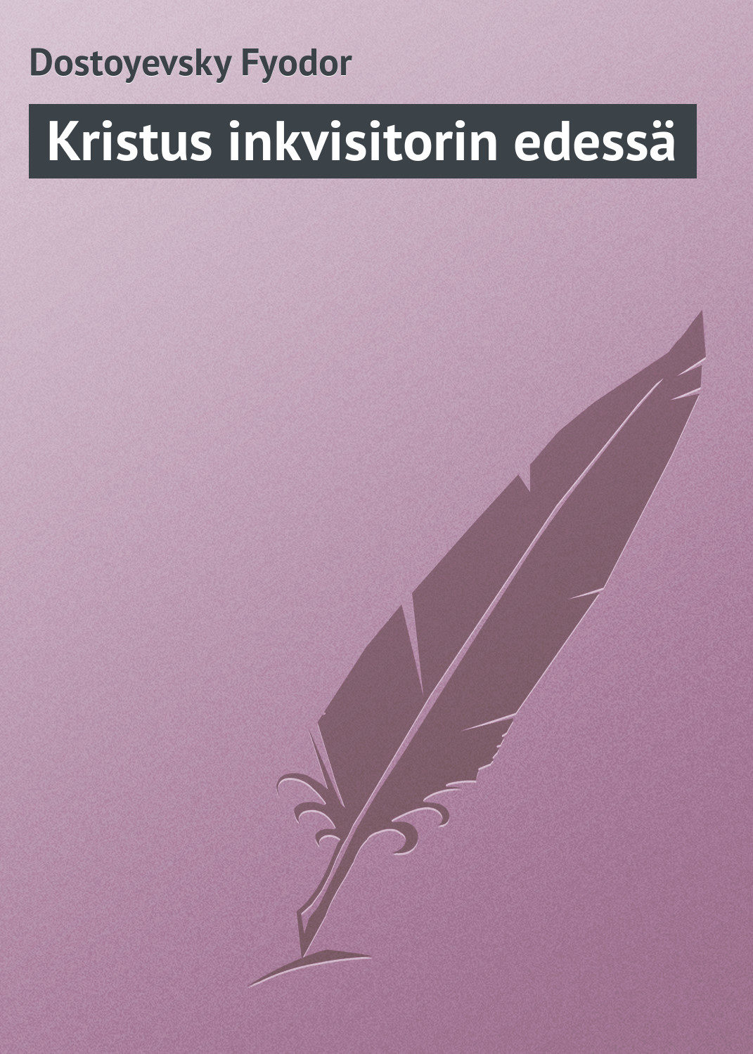 Обложка книги «Kristus inkvisitorin edessä»
