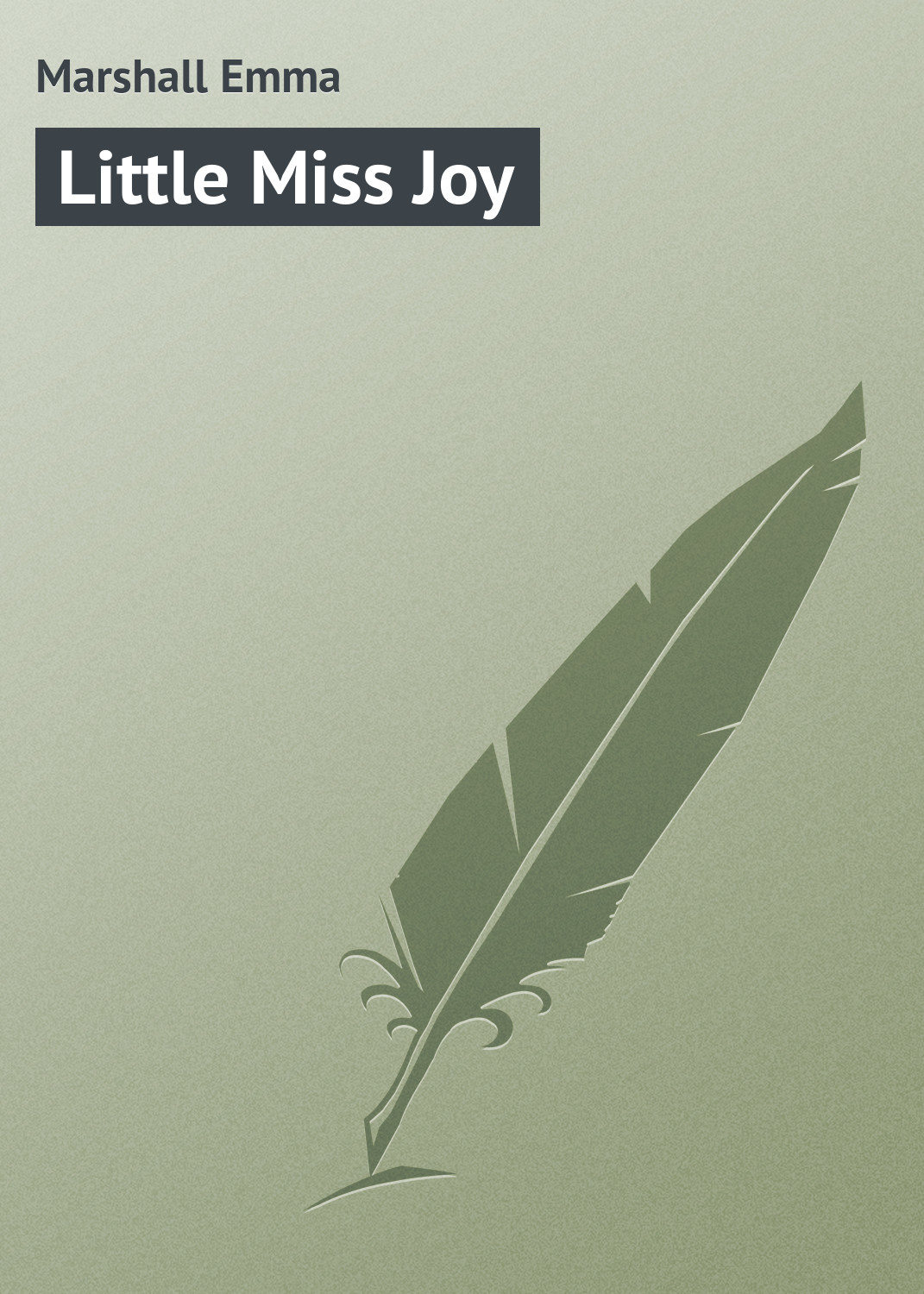 Обложка книги «Little Miss Joy»