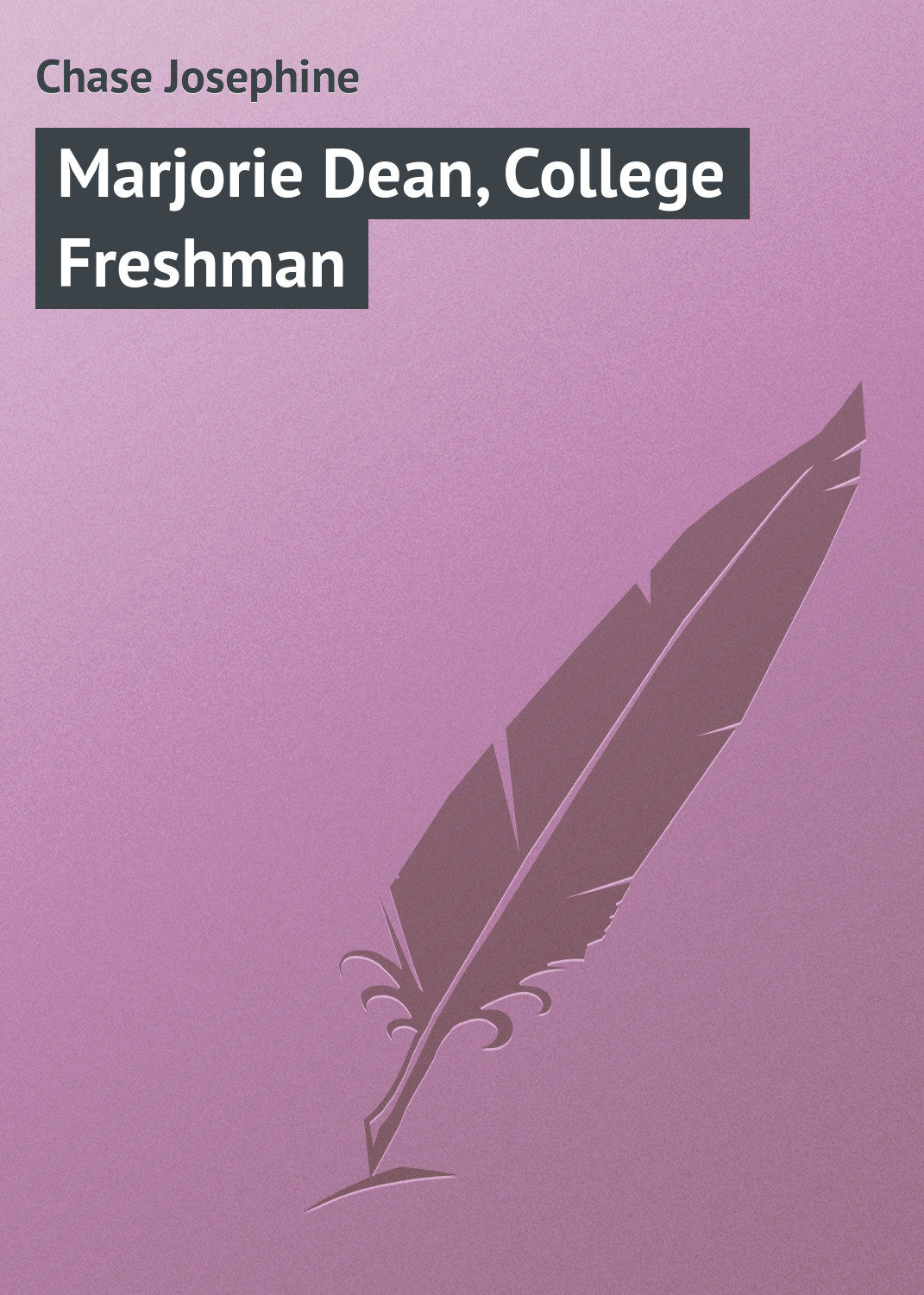 Обложка книги «Marjorie Dean, College Freshman»