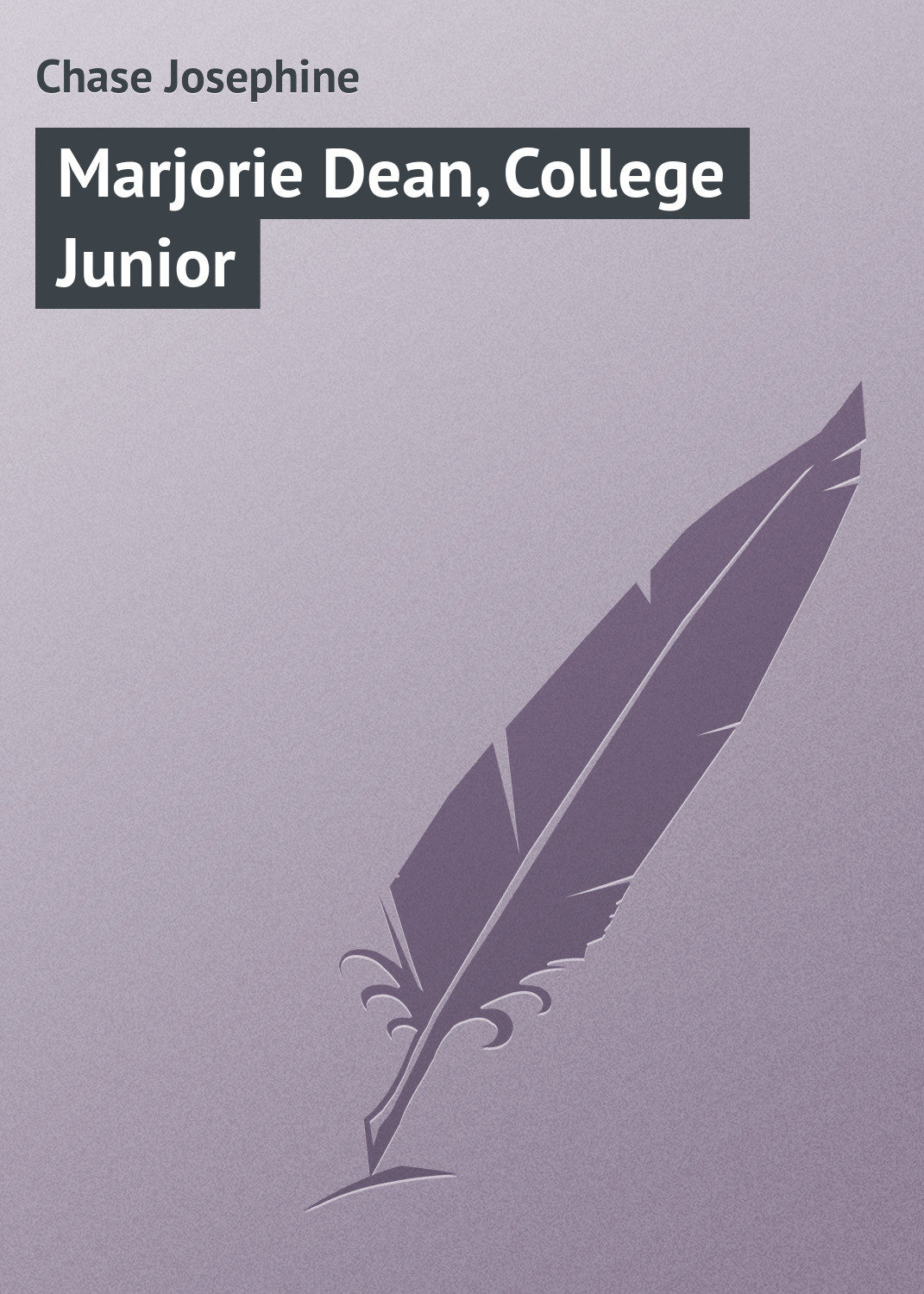 Обложка книги «Marjorie Dean, College Junior»