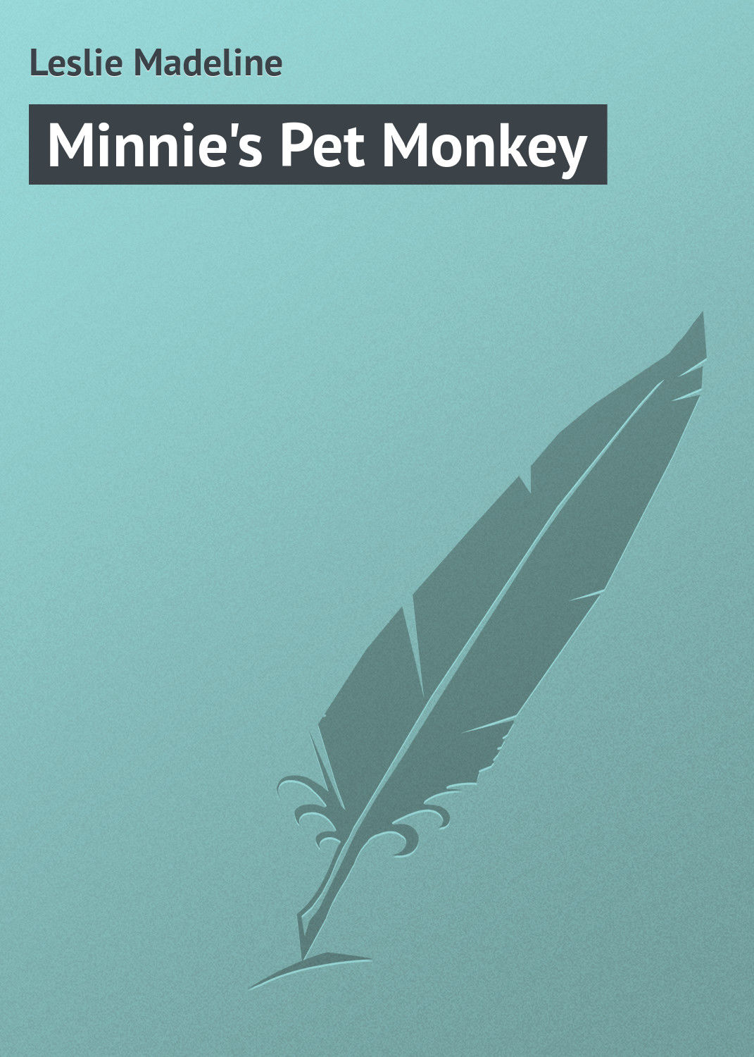 Обложка книги «Minnie's Pet Monkey»