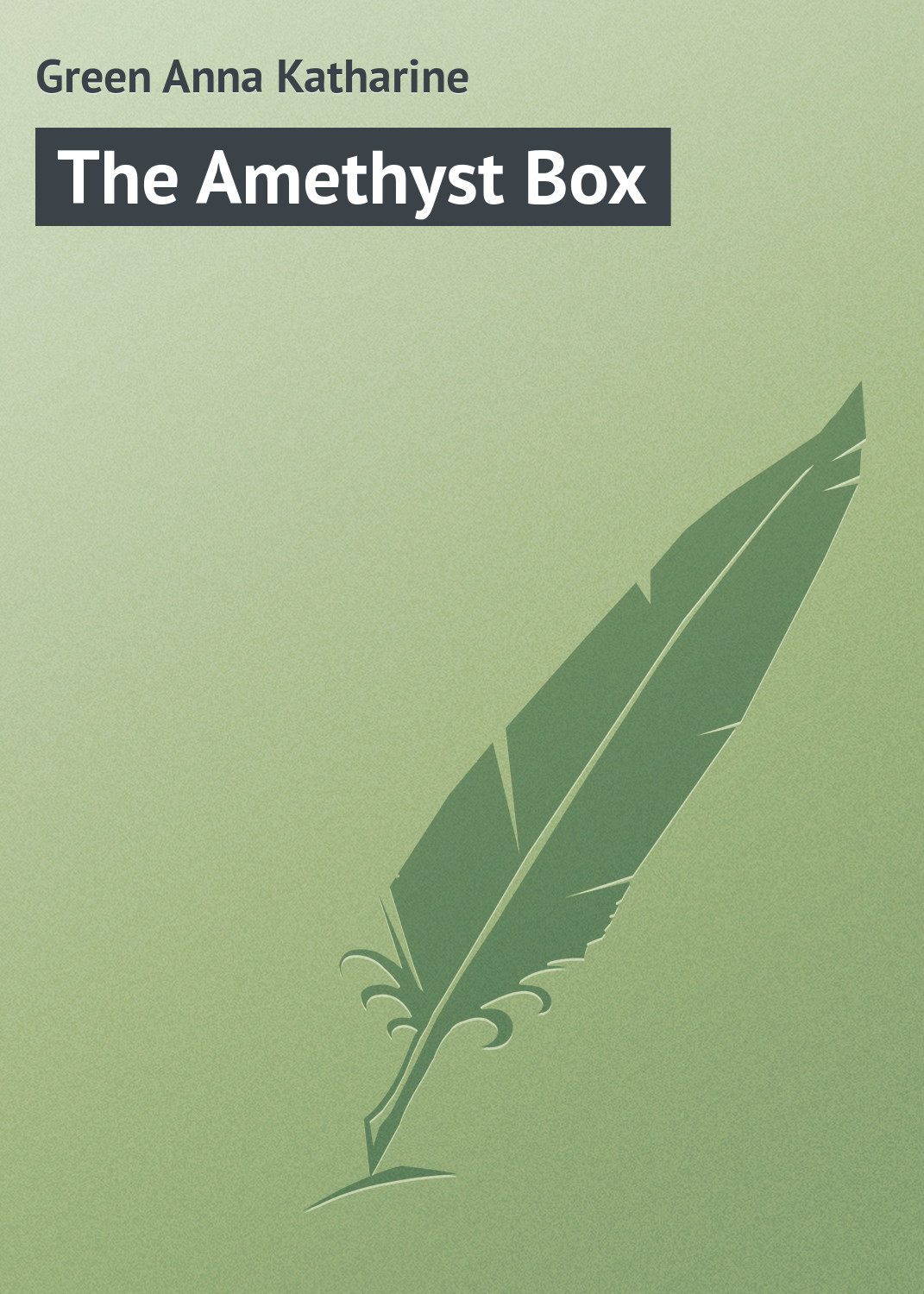 Обложка книги «The Amethyst Box»