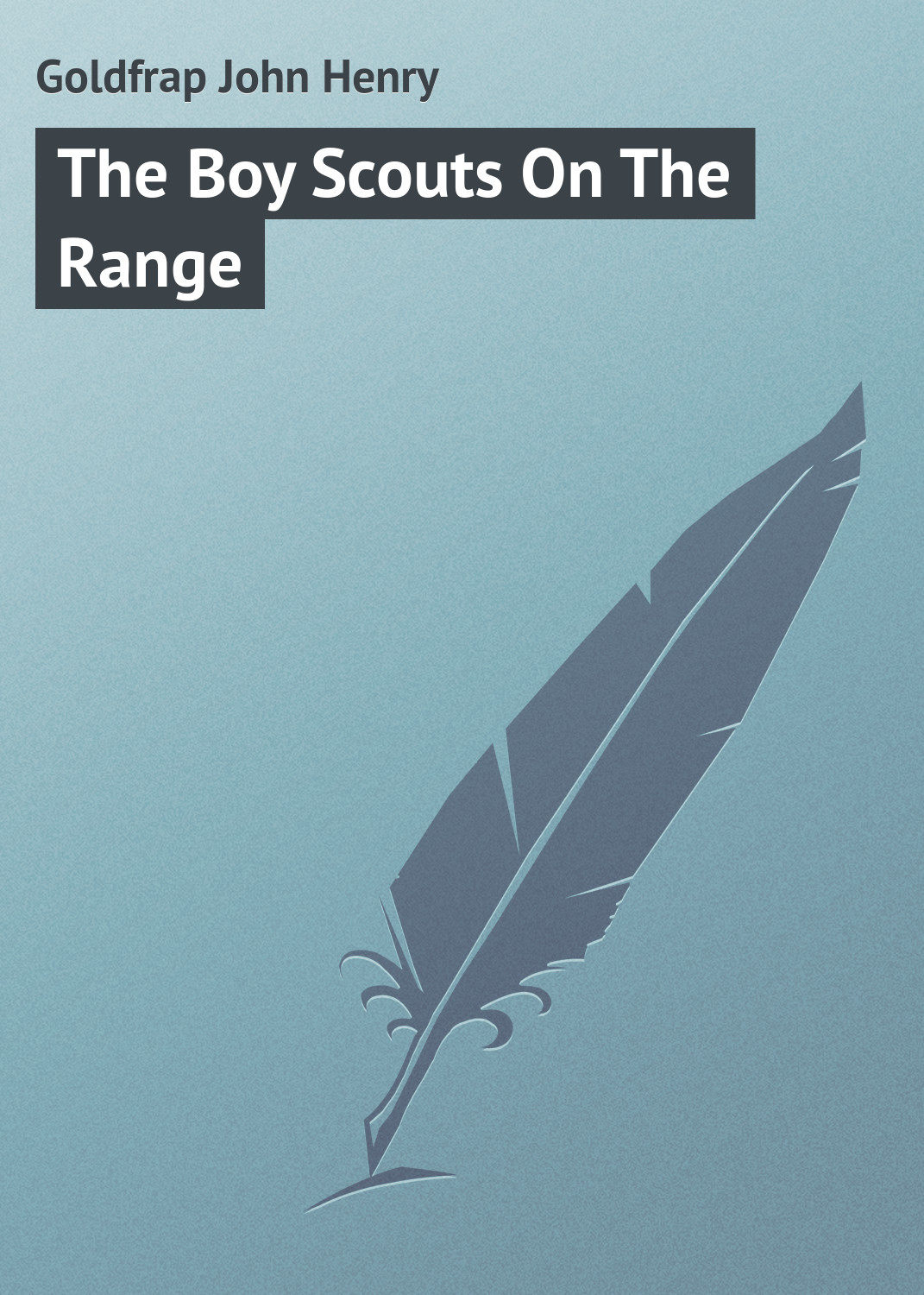 Обложка книги «The Boy Scouts On The Range»