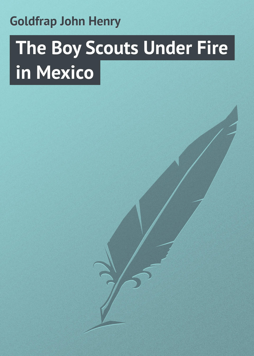 Обложка книги «The Boy Scouts Under Fire in Mexico»