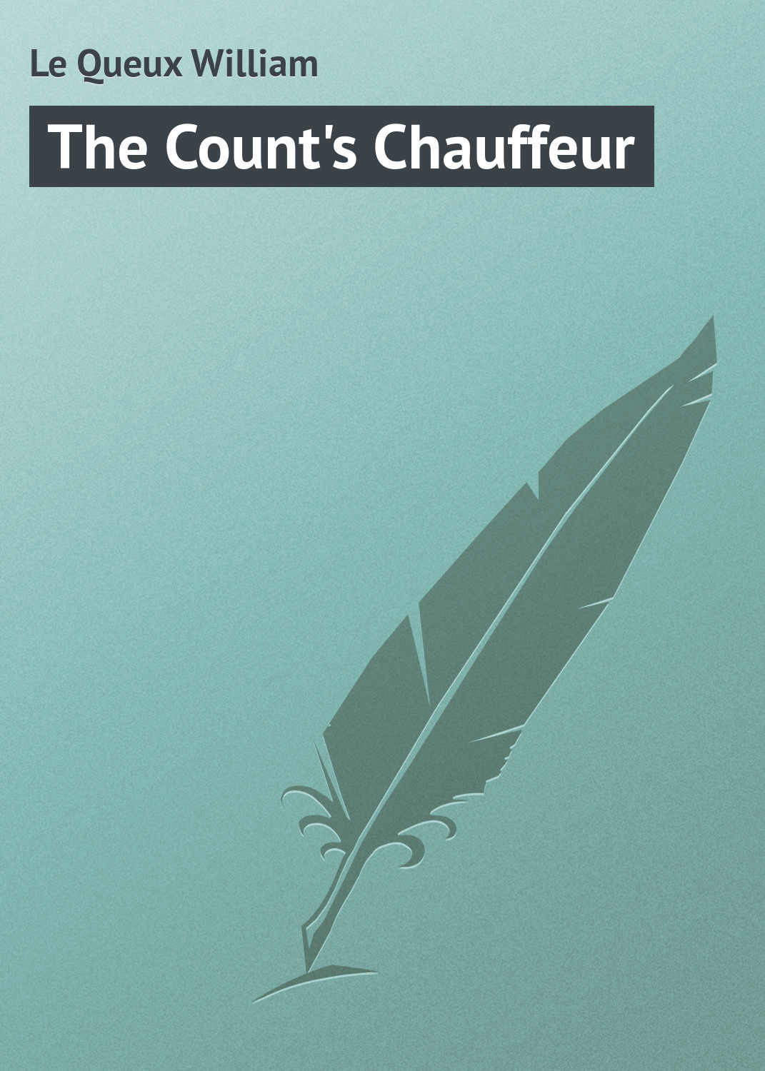Обложка книги «The Count's Chauffeur»