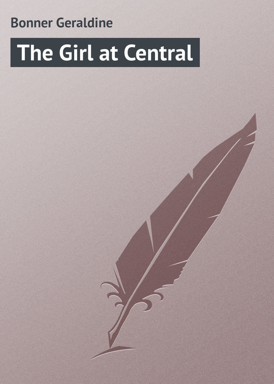 Обложка книги «The Girl at Central»