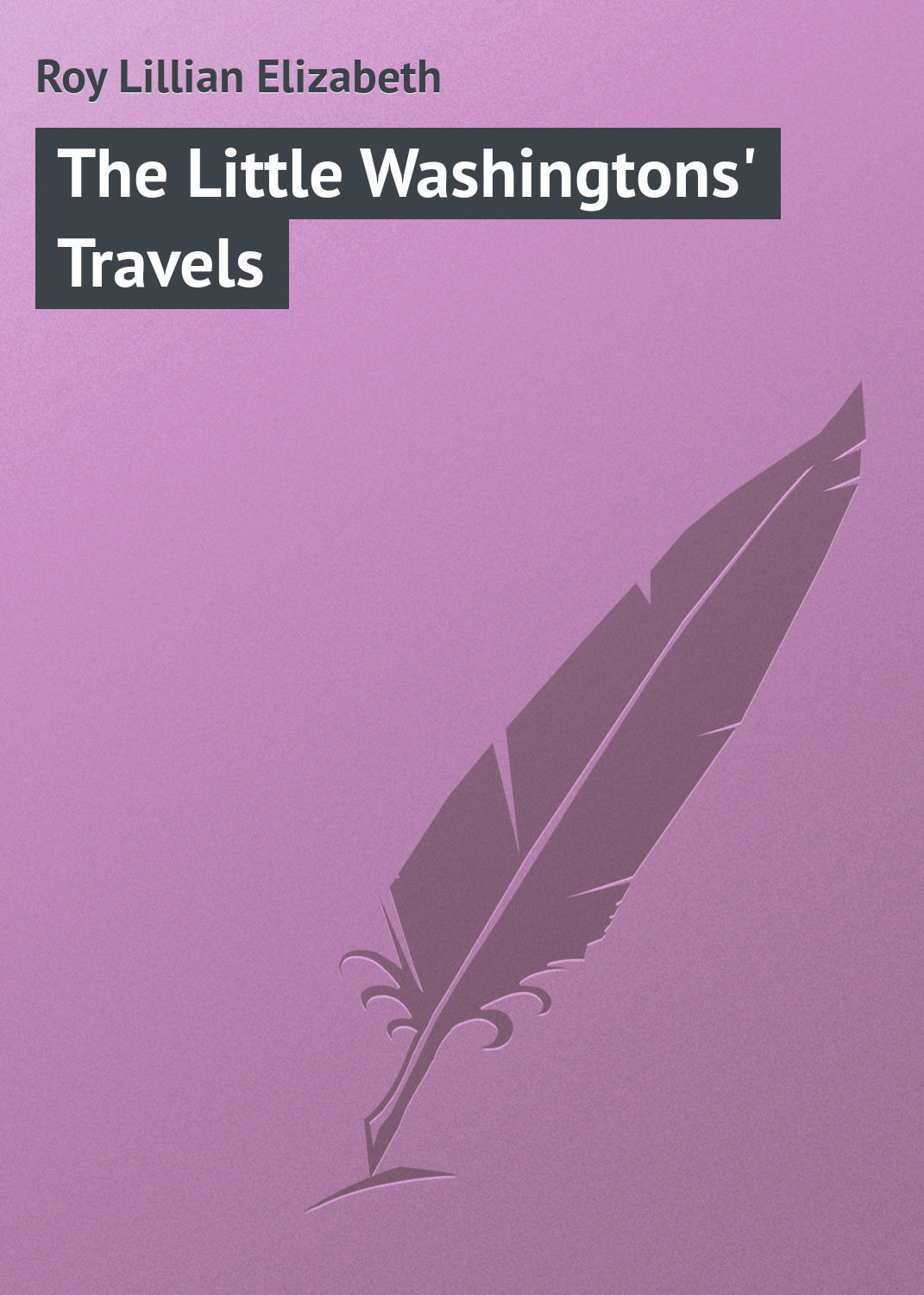 Обложка книги «The Little Washingtons' Travels»