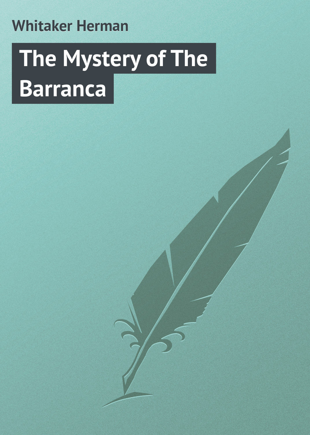Обложка книги «The Mystery of The Barranca»
