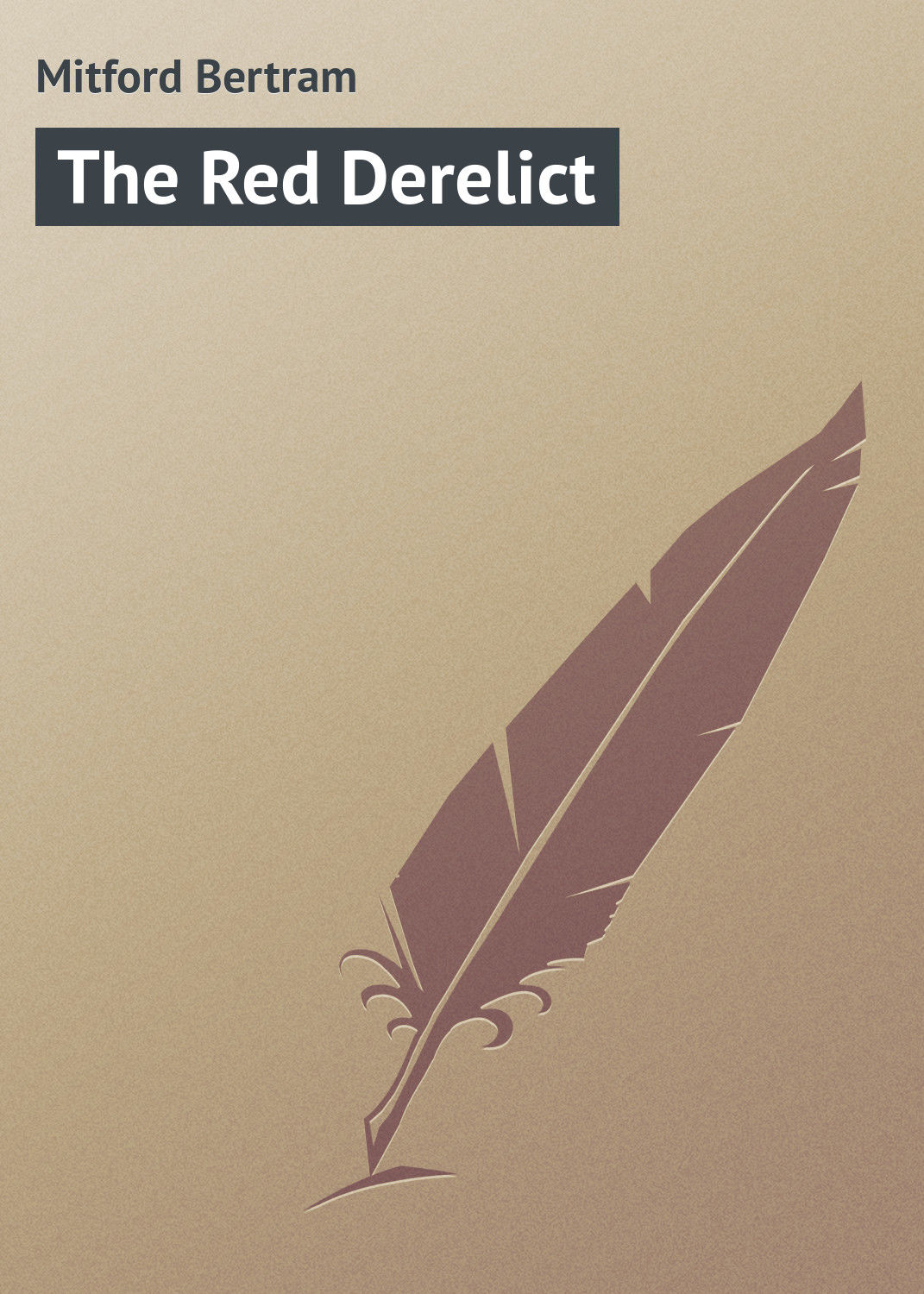Обложка книги «The Red Derelict»