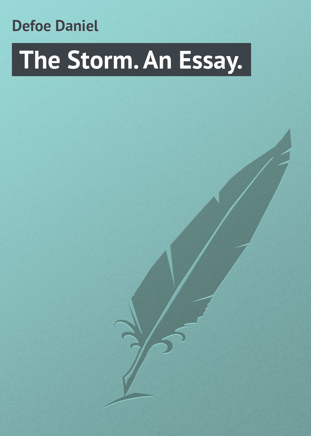 Обложка книги «The Storm. An Essay.»