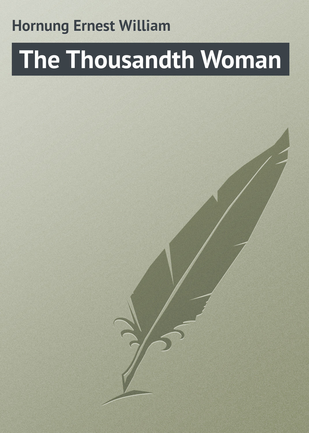 Обложка книги «The Thousandth Woman»