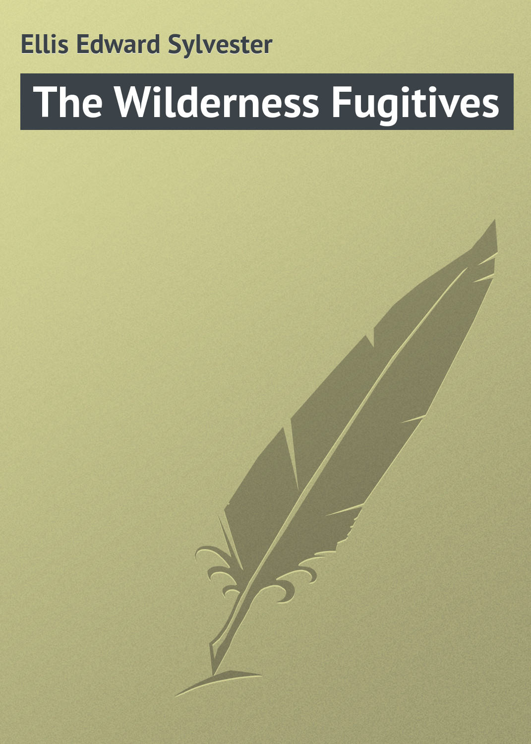 Обложка книги «The Wilderness Fugitives»
