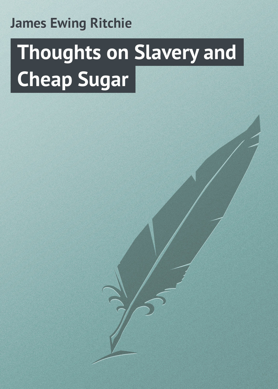 Обложка книги «Thoughts on Slavery and Cheap Sugar»
