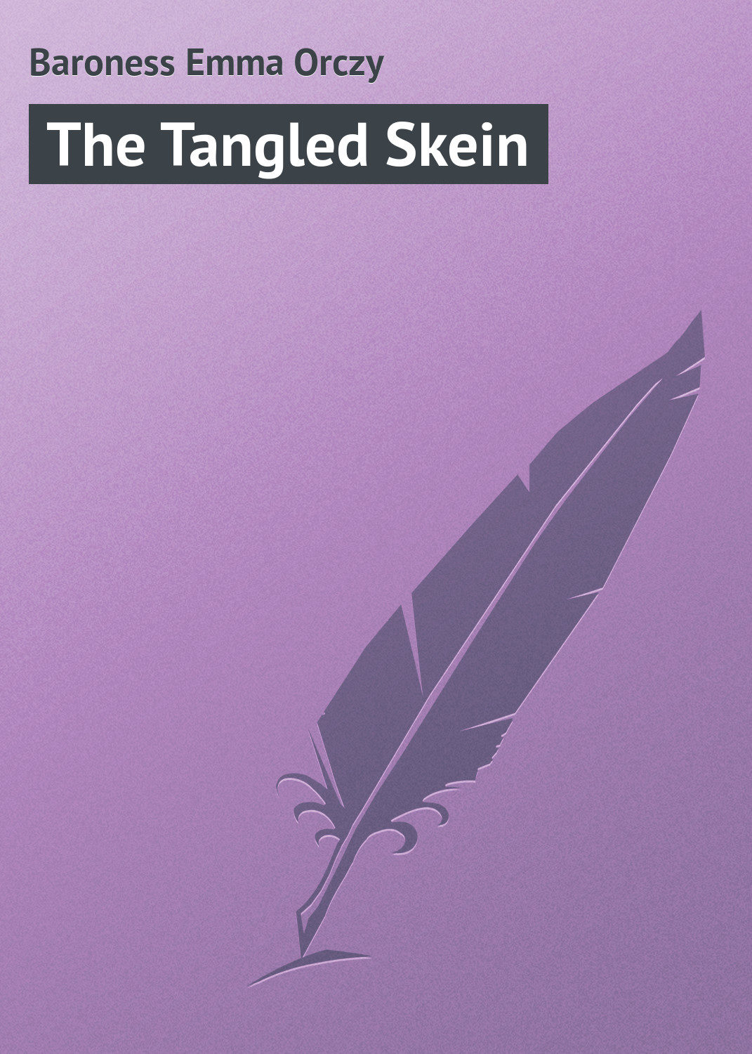 Обложка книги «The Tangled Skein»