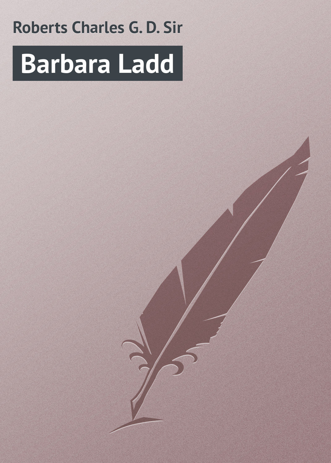 Обложка книги «Barbara Ladd»