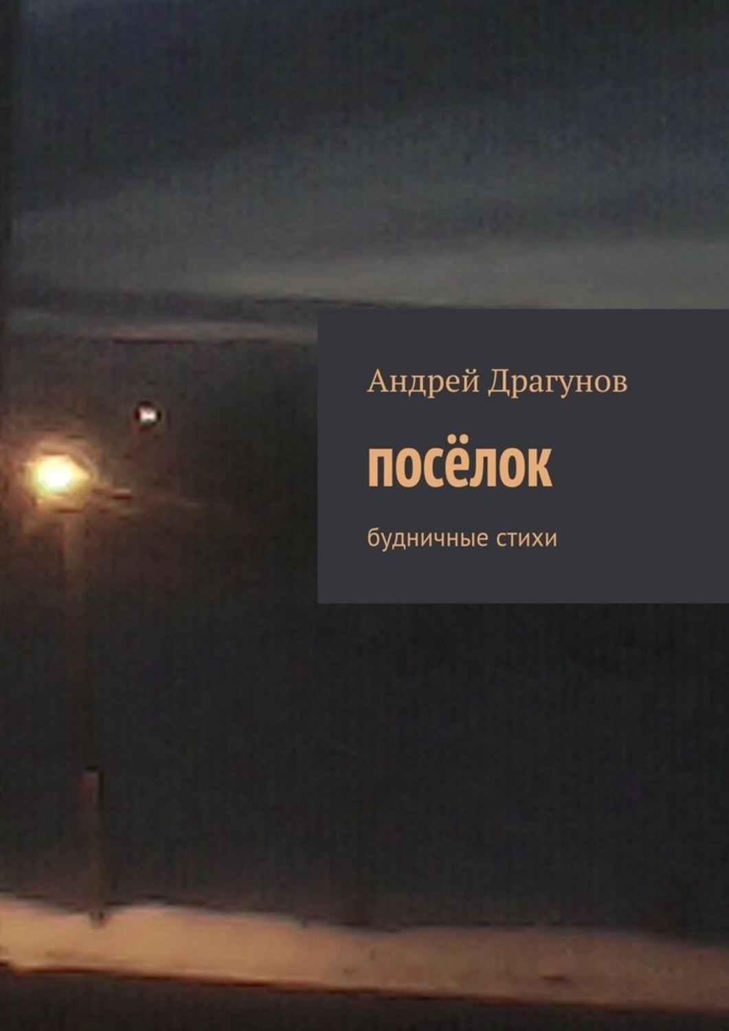 Обложка книги «посёлок. будничные стихи»