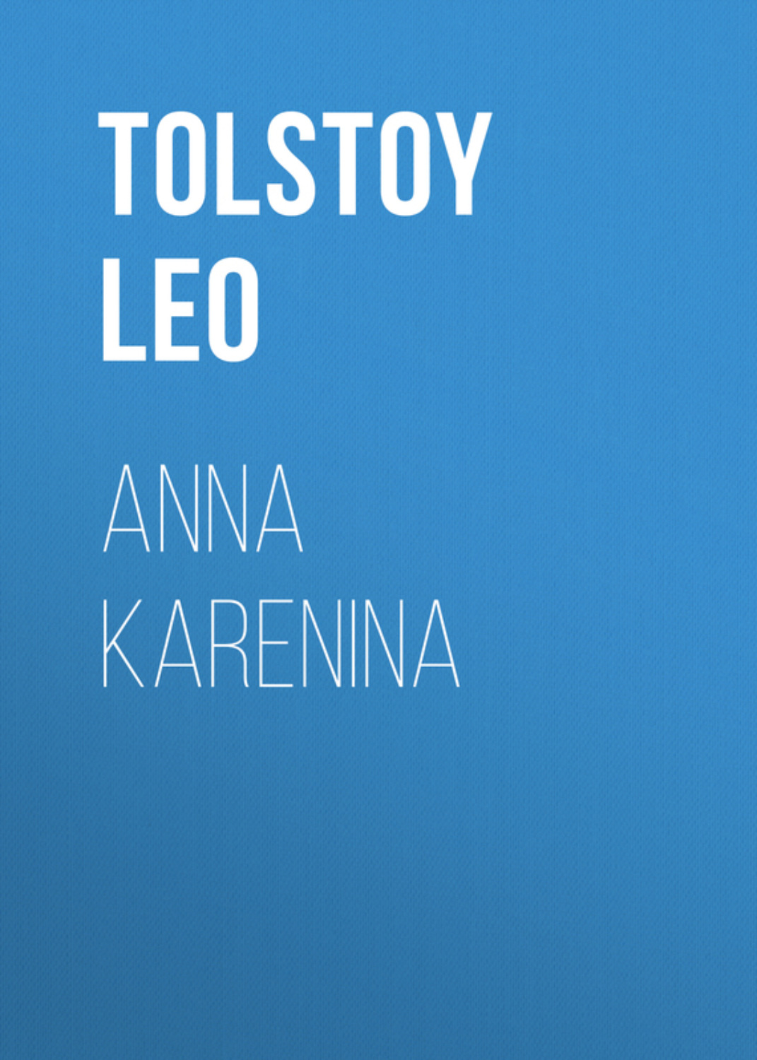 Обложка книги «Anna Karenina»