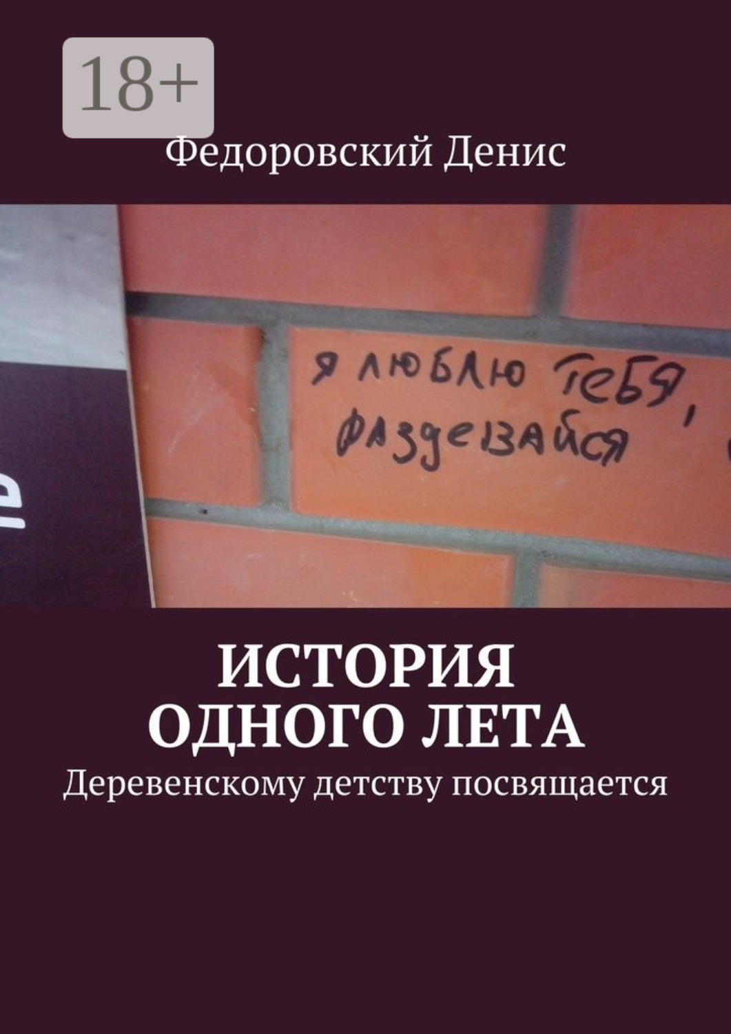 Обложка книги «История одного лета. Деревенскому детству посвящается…»