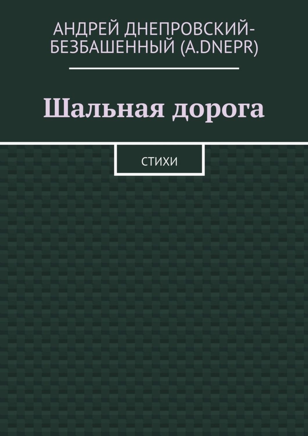 Обложка книги «Шальная дорога. Стихи»
