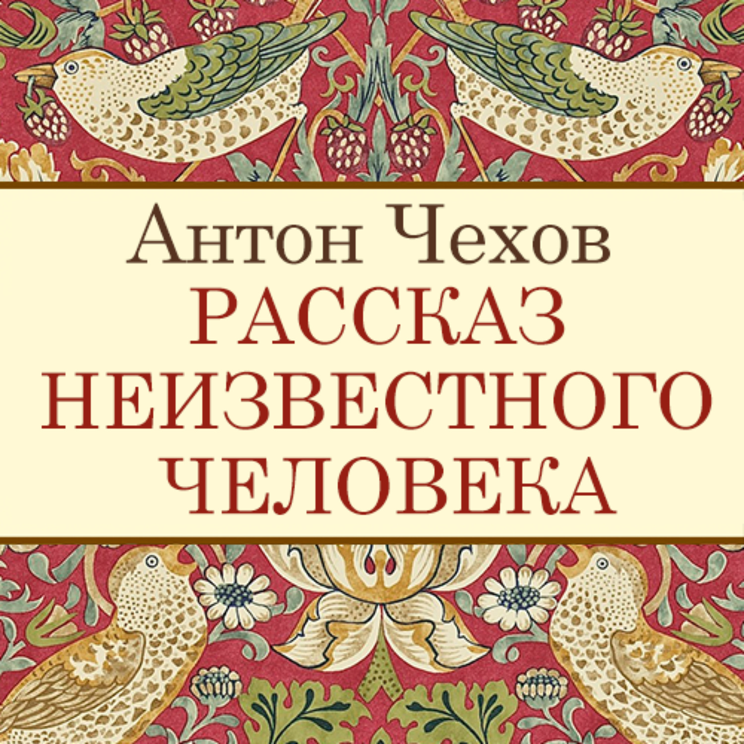 Обложка книги «Рассказ неизвестного человека»