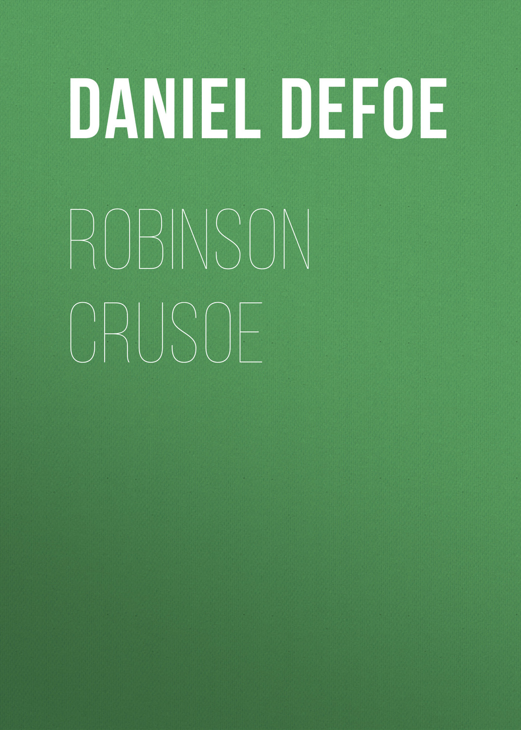 Обложка книги «Robinson Crusoe»