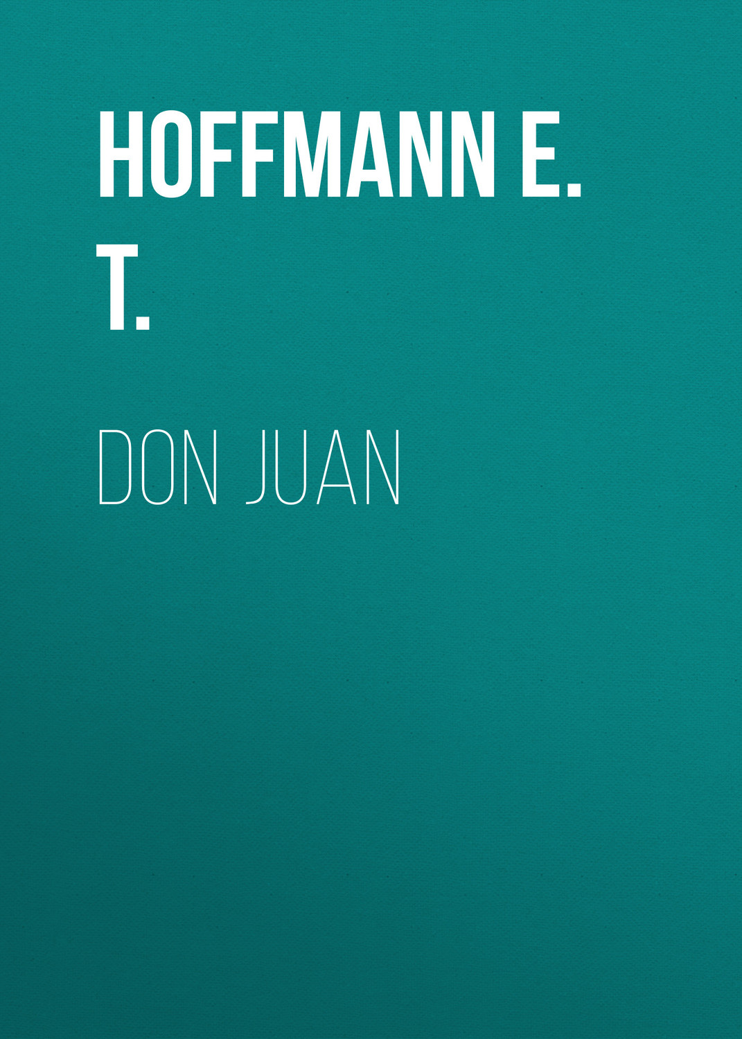 Обложка книги «Don Juan»
