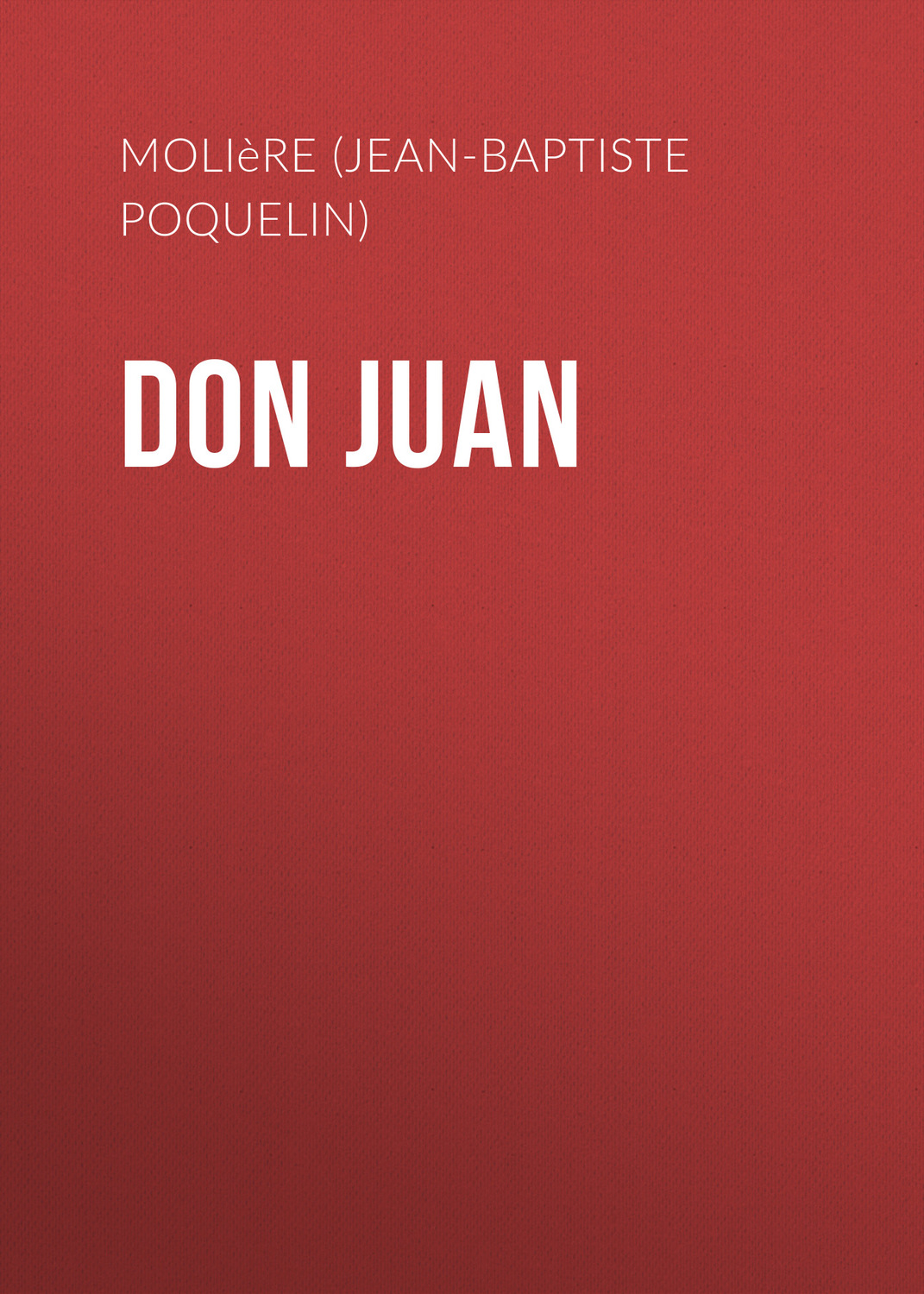 Обложка книги «Don Juan»