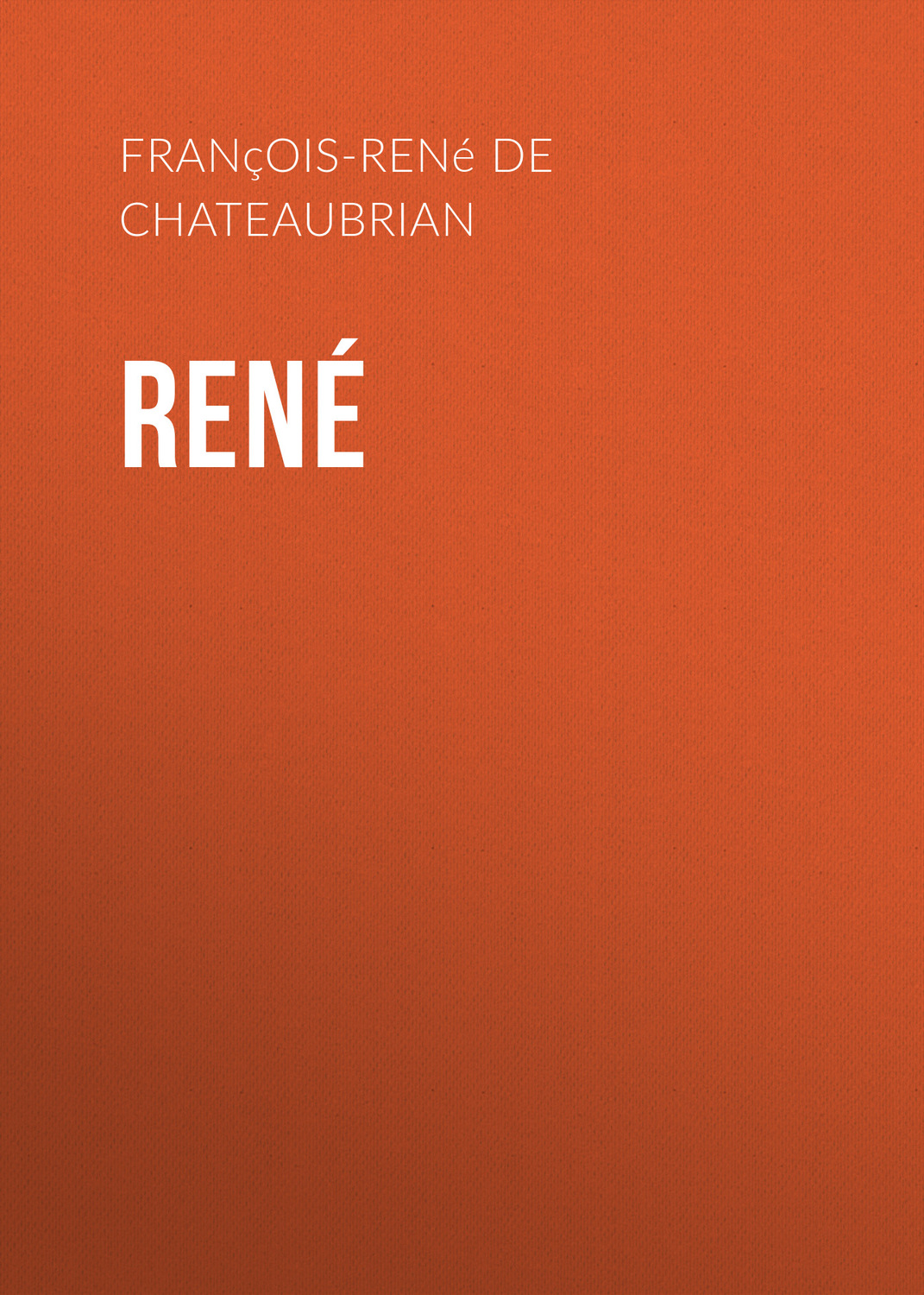 Обложка книги «René»