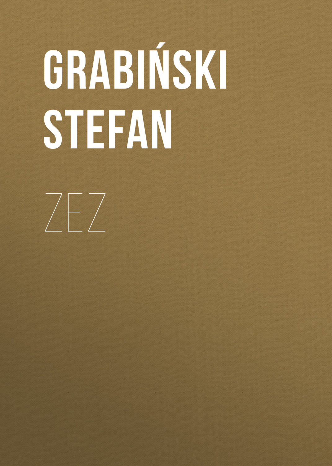 Обложка книги «Zez»