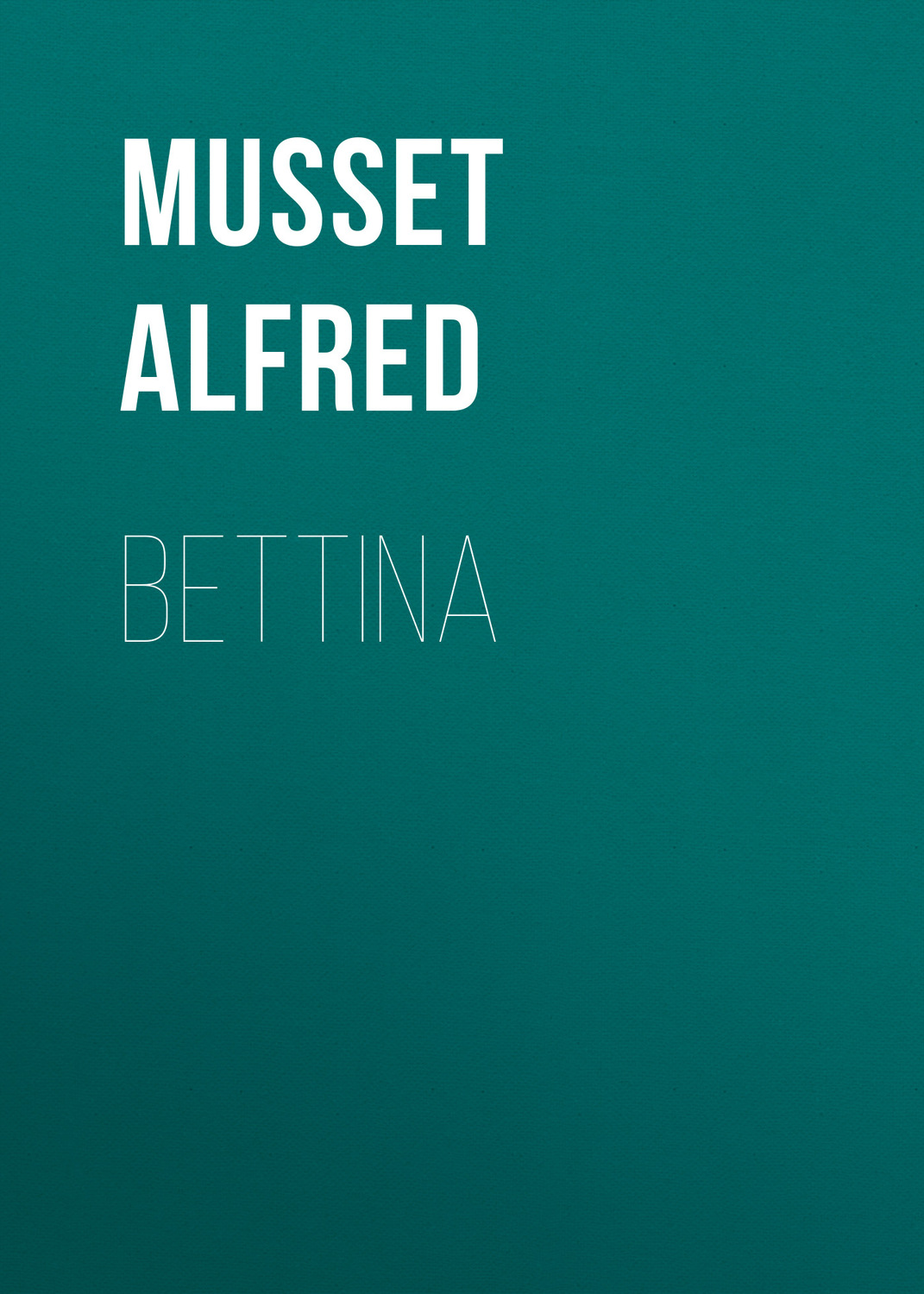 Обложка книги «Bettina»