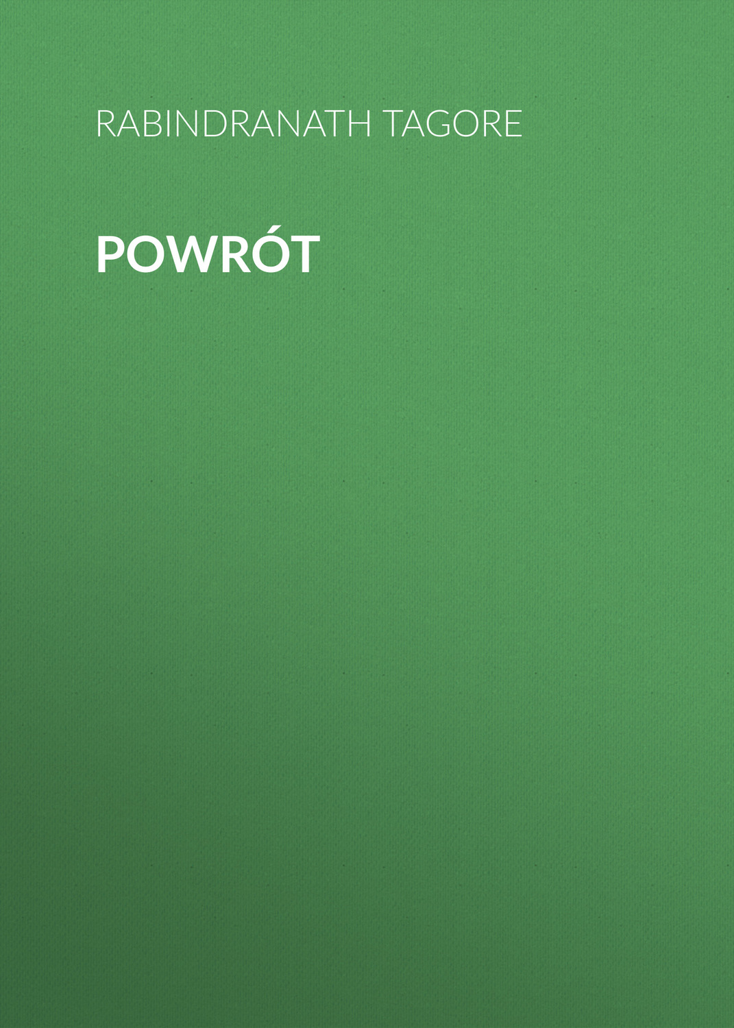 Обложка книги «Powrót»