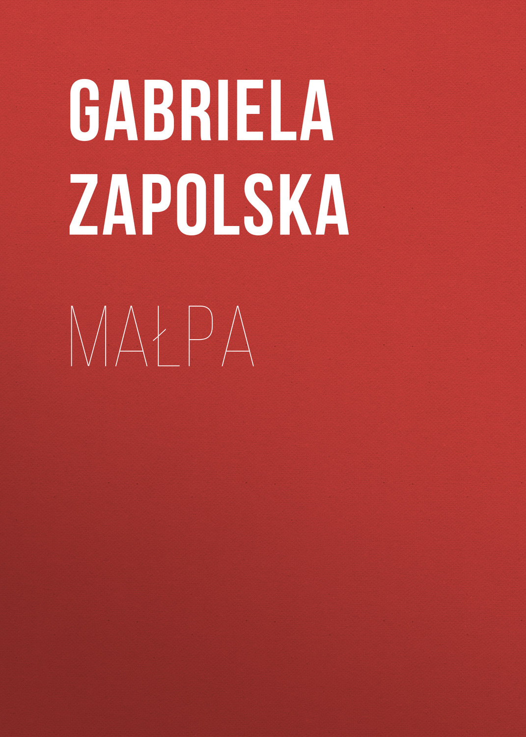 Обложка книги «Małpa»
