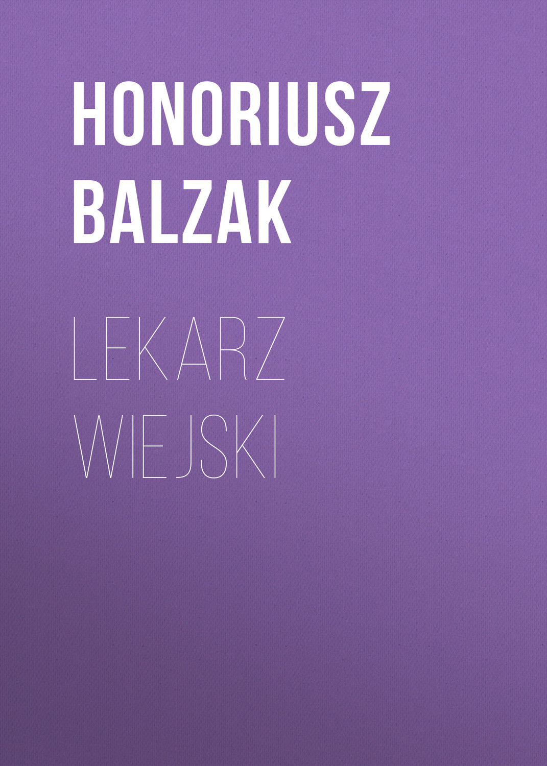 Обложка книги «Lekarz wiejski»