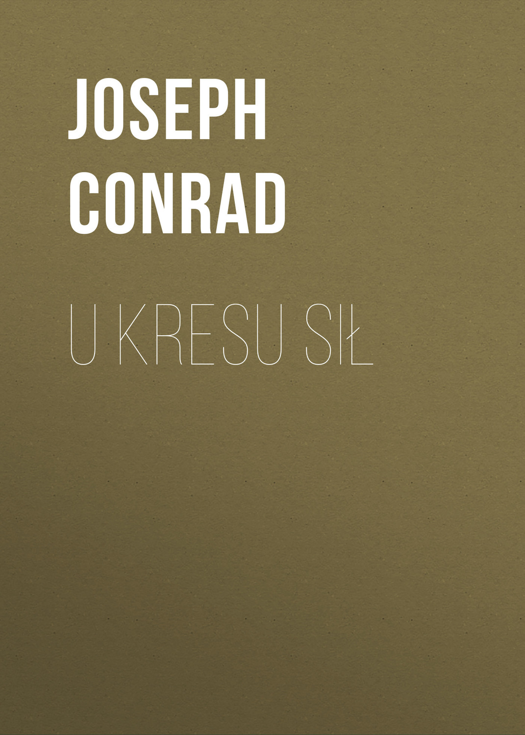 Обложка книги «U kresu sił»