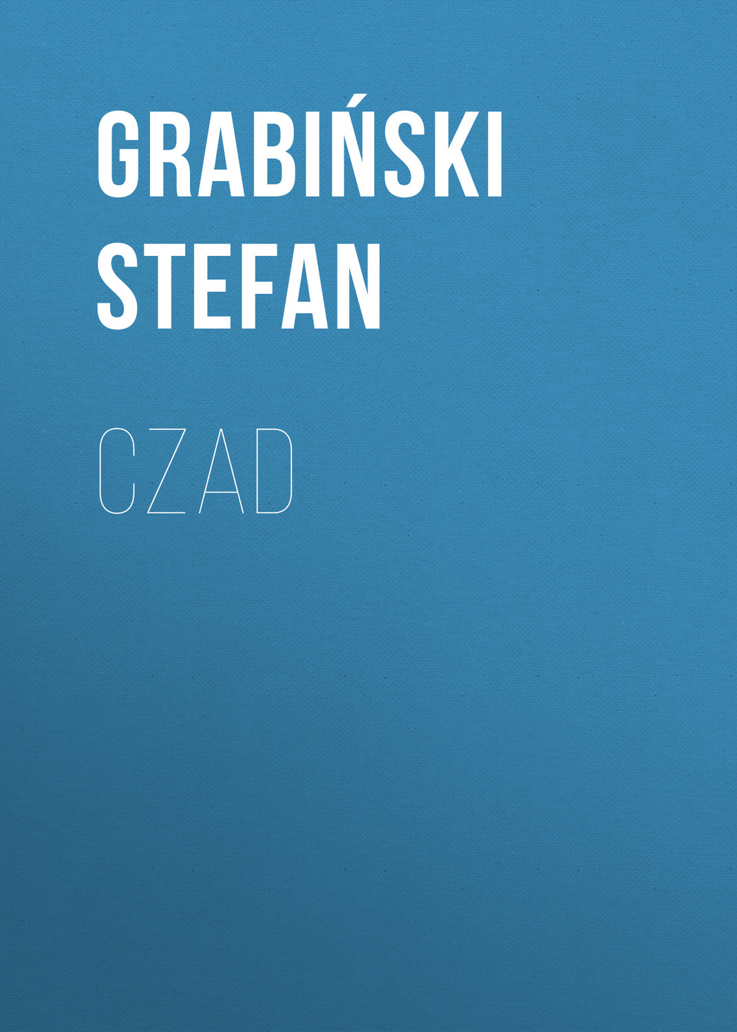 Обложка книги «Czad»