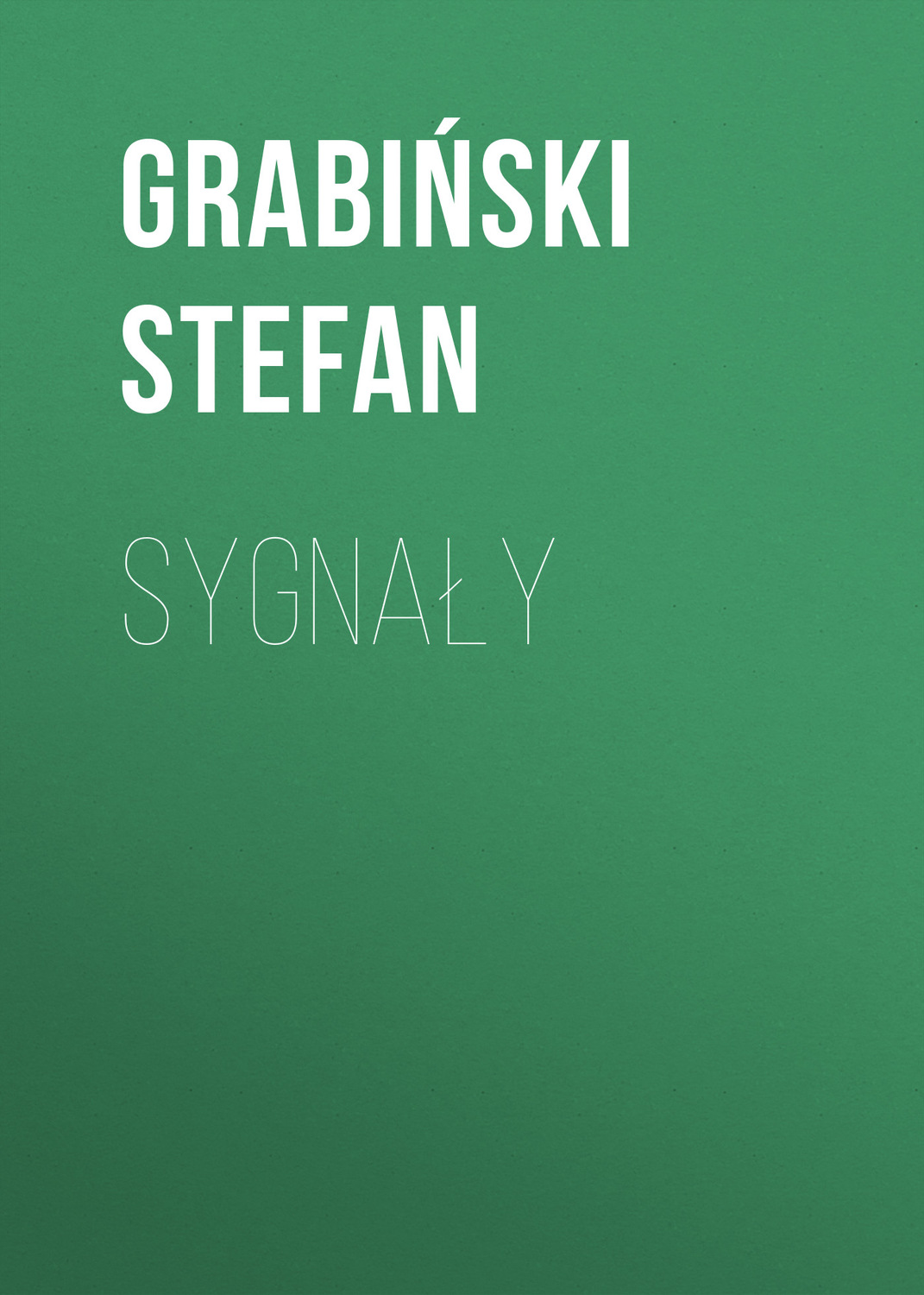 Обложка книги «Sygnały»