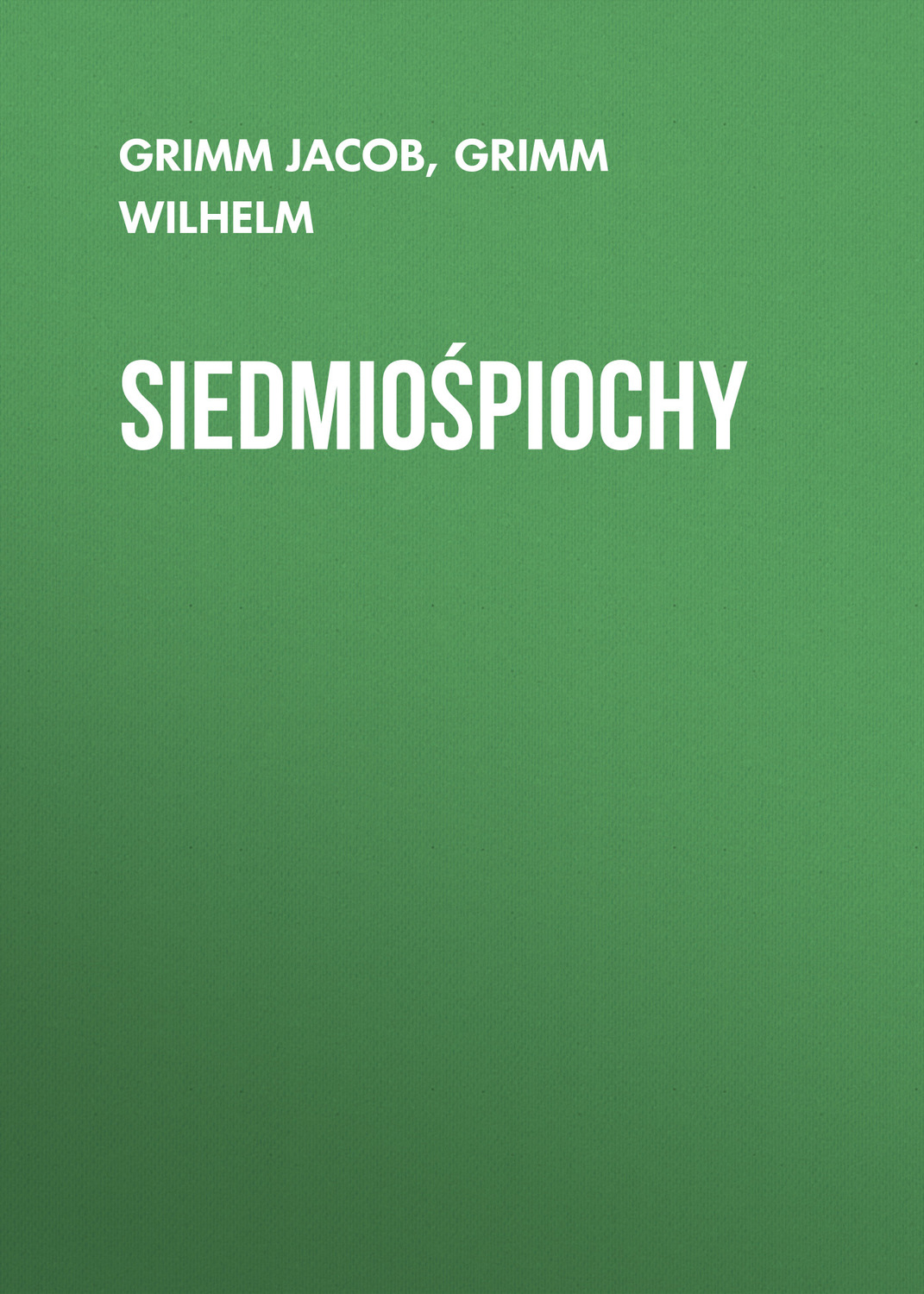Обложка книги «Siedmiośpiochy»