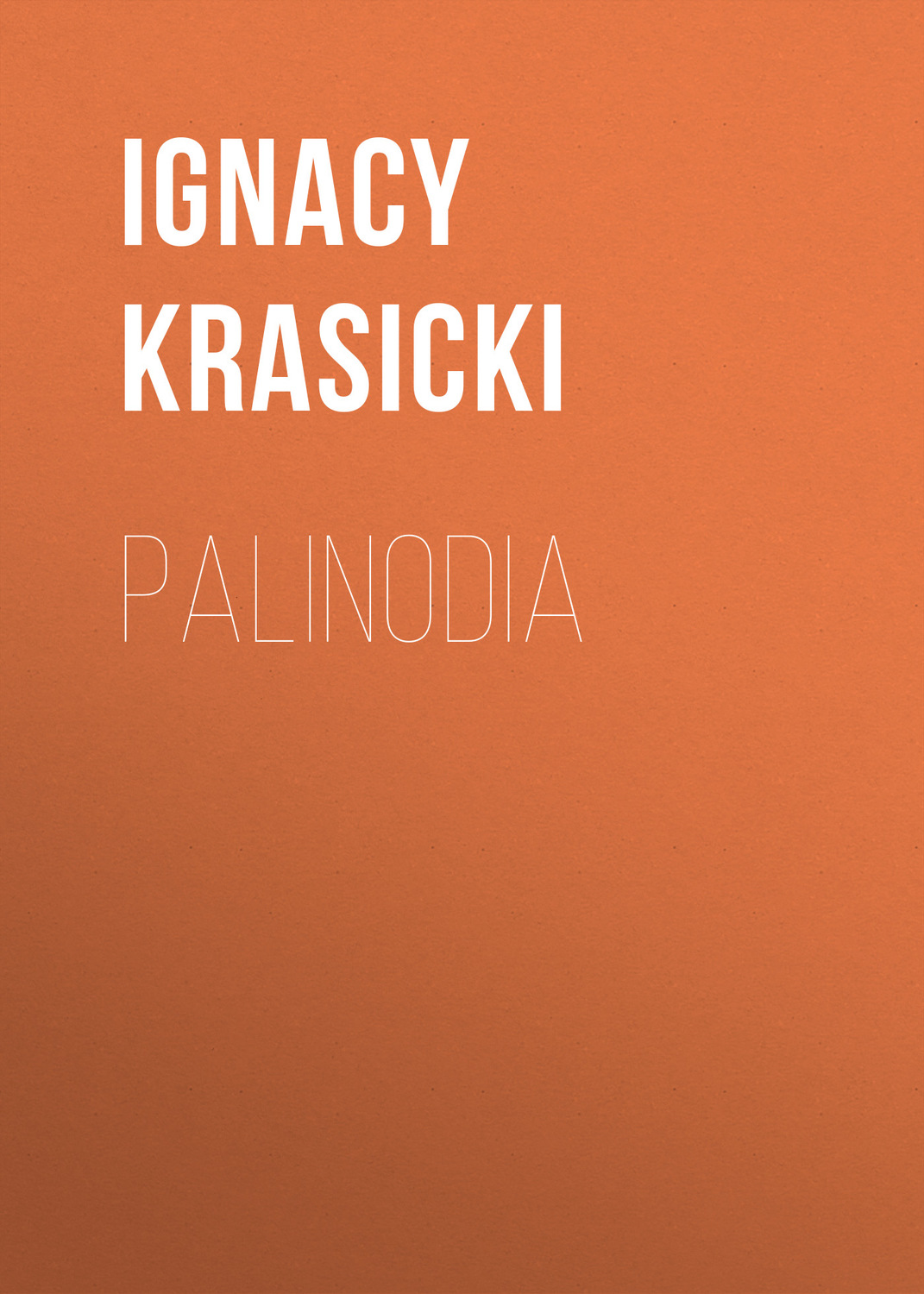 Обложка книги «Palinodia»