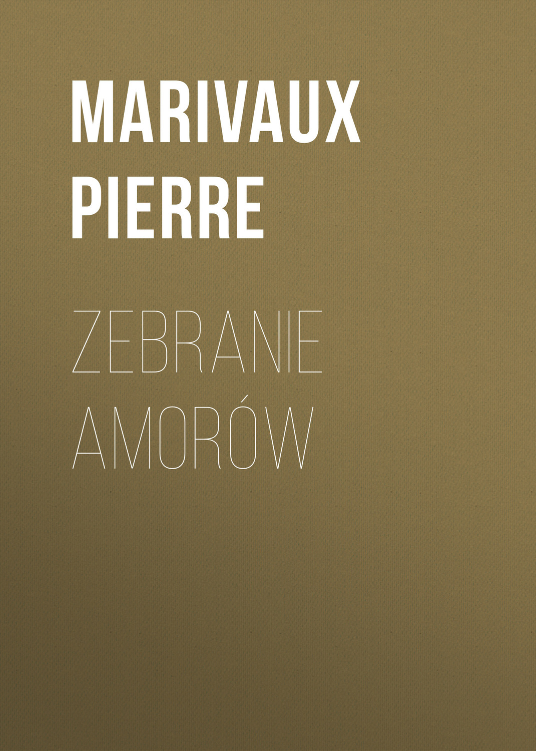 Обложка книги «Zebranie amorów»