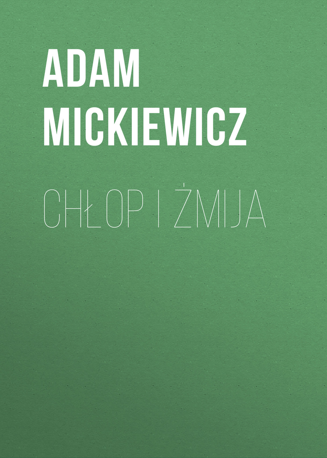 Обложка книги «Chłop i żmija»