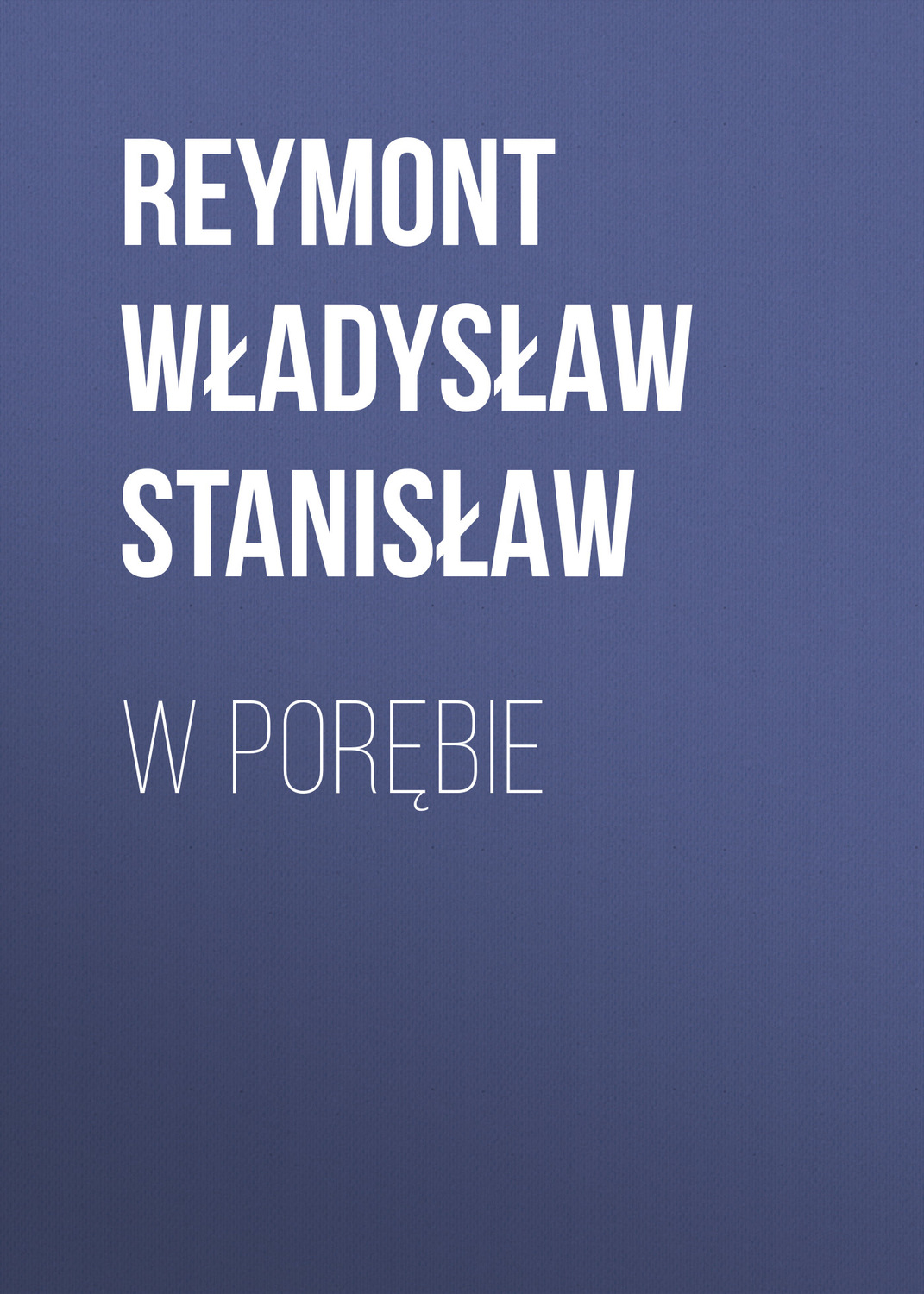 Обложка книги «W porębie»