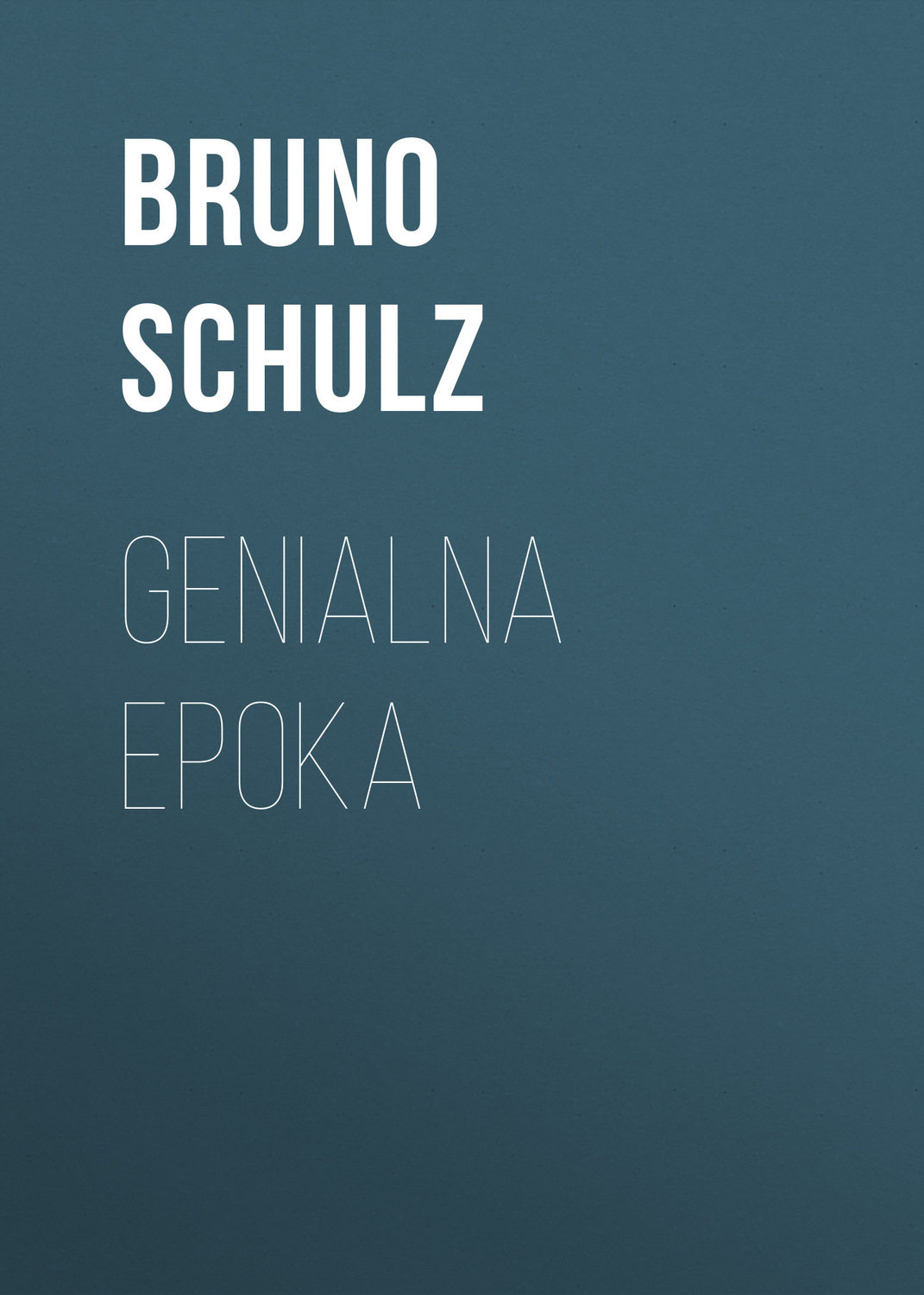 Обложка книги «Genialna epoka»