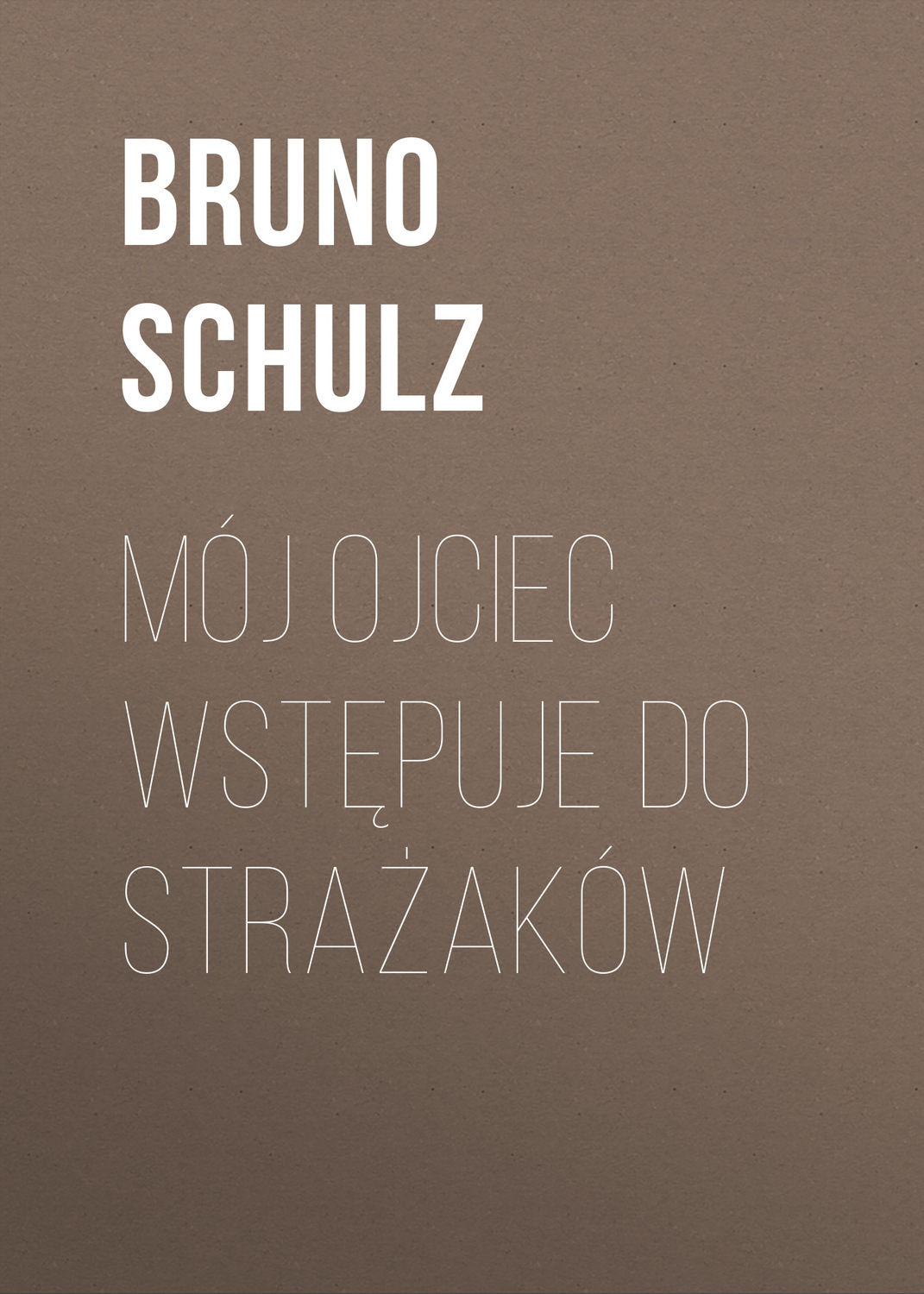 Обложка книги «Mój ojciec wstępuje do strażaków»