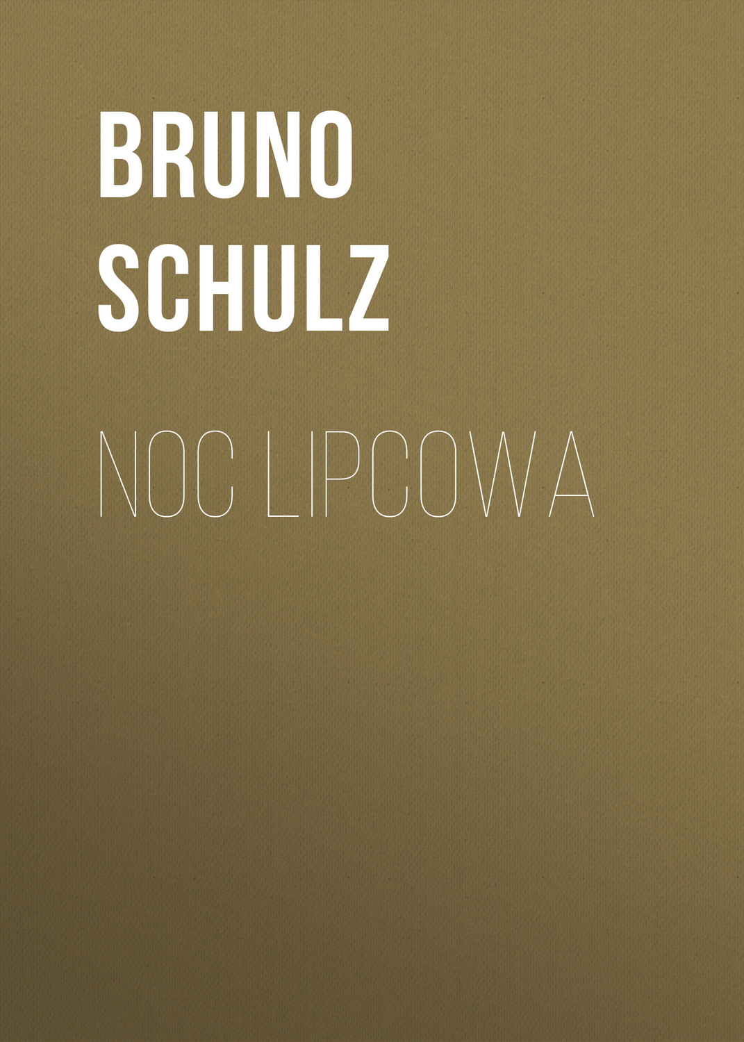 Обложка книги «Noc lipcowa»