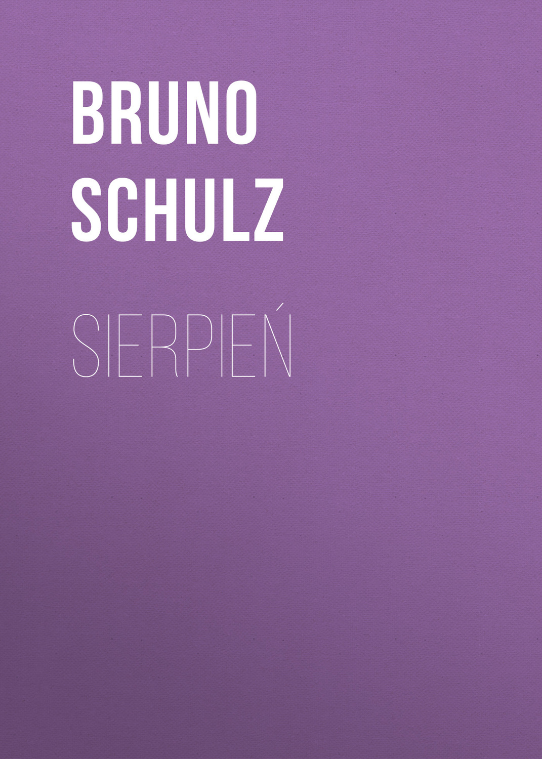 Обложка книги «Sierpień»