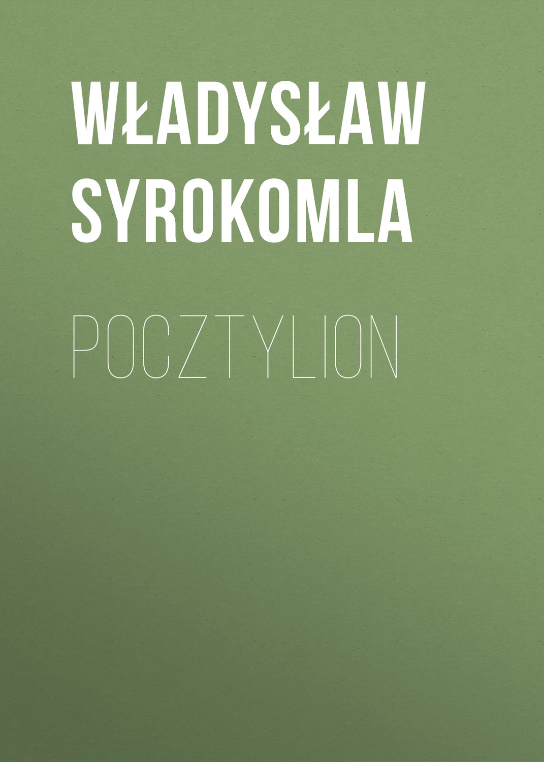 Обложка книги «Pocztylion»