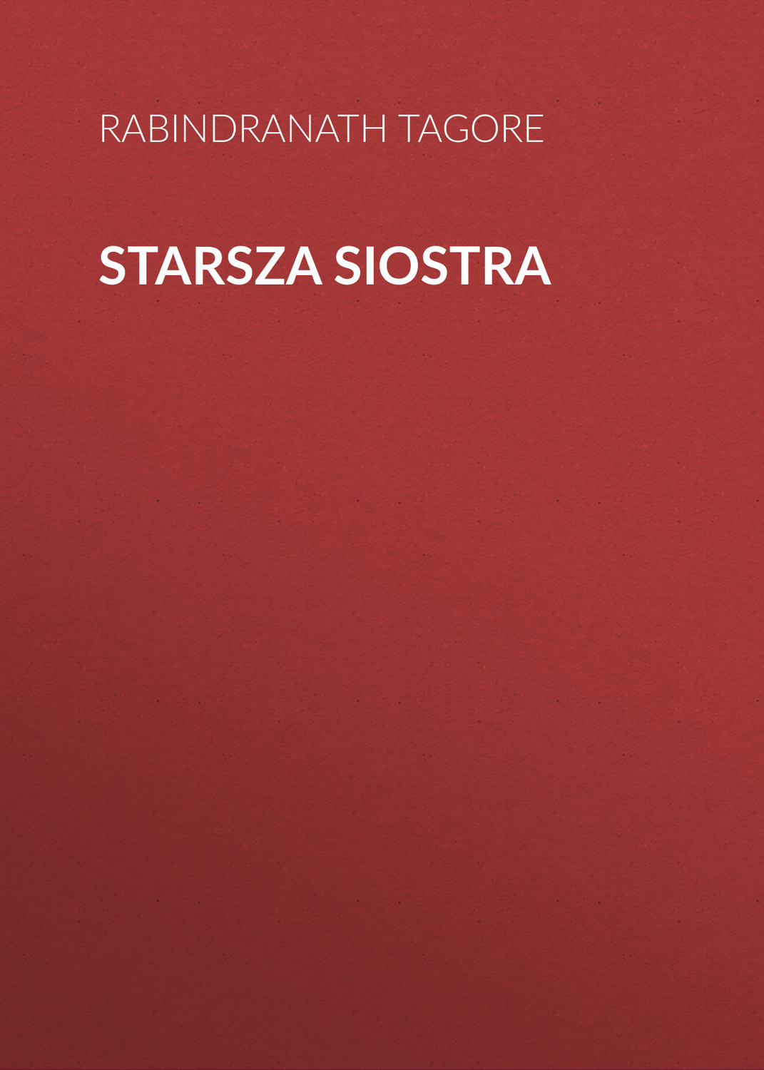 Обложка книги «Starsza siostra»