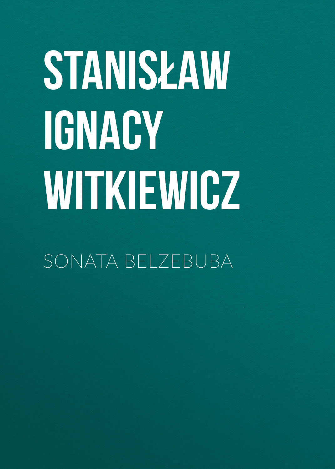 Обложка книги «Sonata Belzebuba»