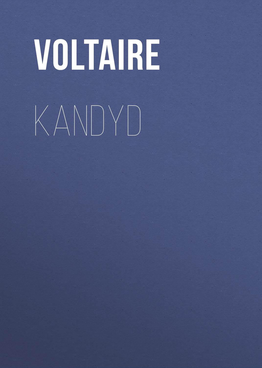 Обложка книги «Kandyd»